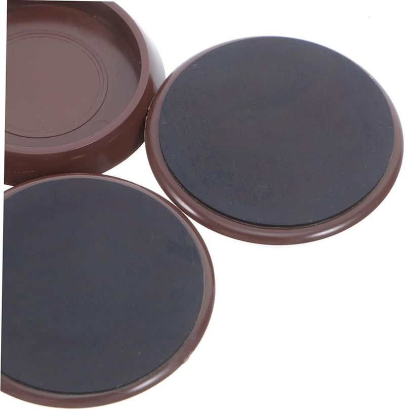 5Pcs Round Plastic Furniture Cups Non Slip Grippers For Caster Wheels 5 5X5 5X1 CM Office Floor Protectors - Image 3